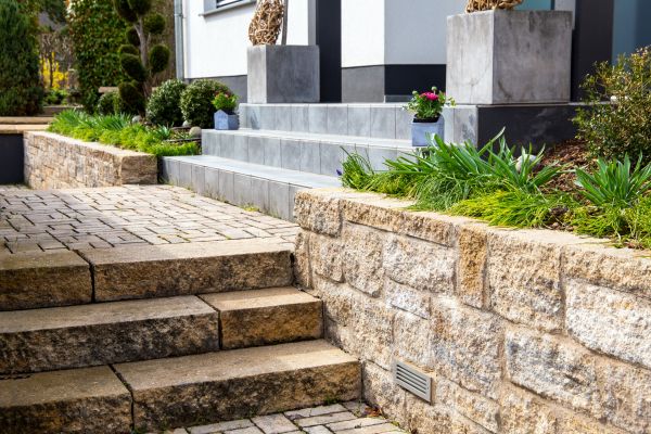 Stone Step Replacement in Durham