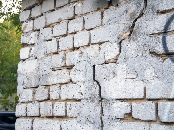 Cracked Brick Wall Repair in Durham
