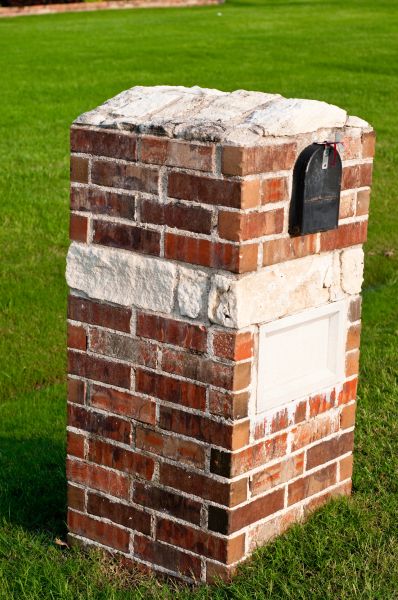 Brick Mailbox Installation in Durham