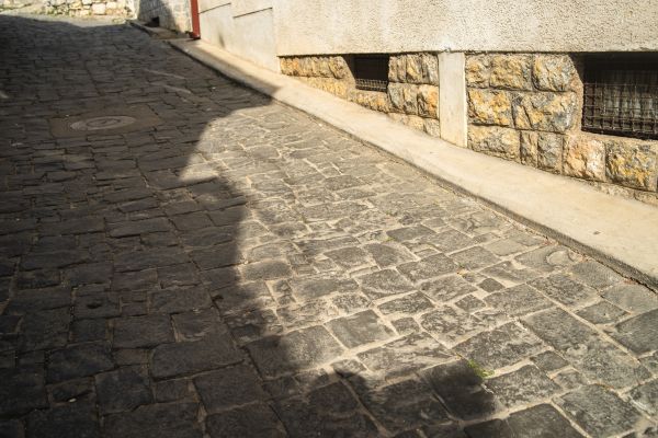 Stone Sidewalk Repair in Durham